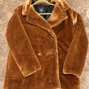 Faux fur coat